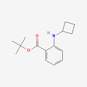 molecular formula C15H21NO2 B2710772 Tert-butyl 2-(cyclobutylamino)benzoate CAS No. 2248417-70-9