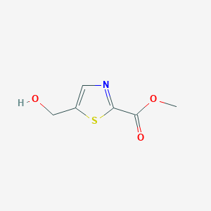 molecular formula C6H7NO3S B2710774 Methyl 5-(hydroxymethyl)-1,3-thiazole-2-carboxylate CAS No. 2090916-35-9