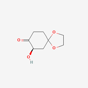 (R)-7-Hydroxy-1,4-dioxaspiro[4.5]decan-8-one