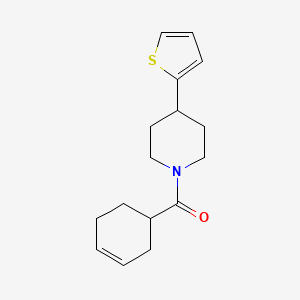 Cyclohex-3-en-1-yl(4-(thiophen-2-yl)piperidin-1-yl)methanone