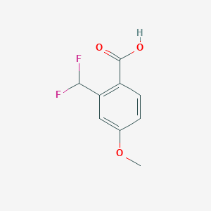 molecular formula C9H8F2O3 B2710783 2-(Difluoromethyl)-4-methoxybenzoic acid CAS No. 2248315-12-8