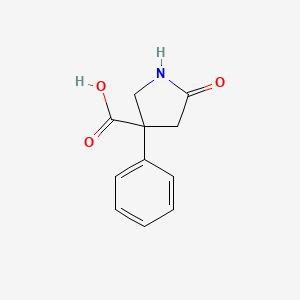 5-Oxo-3-phenylpyrrolidine-3-carboxylic acid