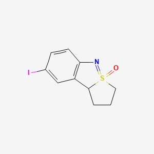 11-Iodo-6lambda6-thia-7-azatricyclo[6.4.0.02,6]dodeca-1(8),6,9,11-tetraene 6-oxide
