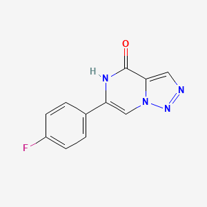 molecular formula C11H7FN4O B2710821 6-(4-Fluorophenyl)-5H-triazolo[1,5-a]pyrazin-4-one CAS No. 2309449-46-3