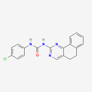 N-(4-chlorophenyl)-N'-(5,6-dihydrobenzo[h]quinazolin-2-yl)urea