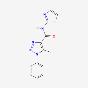 5-methyl-1-phenyl-N-(thiazol-2-yl)-1H-1,2,3-triazole-4-carboxamide
