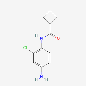 N-(4-amino-2-chlorophenyl)cyclobutanecarboxamide