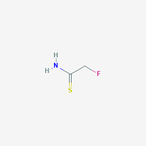 molecular formula C2H4FNS B2710900 2-Fluorothioacetamide CAS No. 84350-43-6