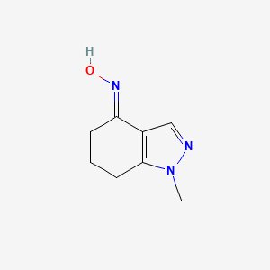 molecular formula C8H11N3O B2710910 1-甲基-1,5,6,7-四氢-4H-吲哚-4-酮肟 CAS No. 847173-18-6