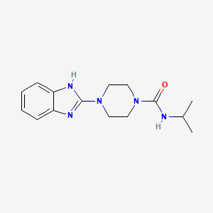 4-(1H-benzo[d]imidazol-2-yl)-N-isopropylpiperazine-1-carboxamide