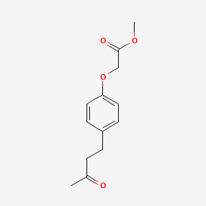 molecular formula C13H16O4 B2710958 Methyl [4-(3-Oxobutyl)phenoxy]acetate CAS No. 78069-49-5