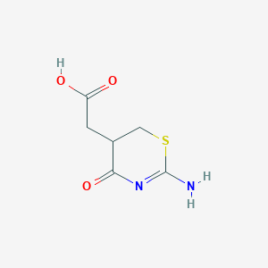 (2-Amino-4-oxo-5,6-dihydro-4H-[1,3]thiazin-5-YL)-acetic acid