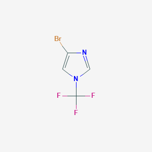 molecular formula C4H2BrF3N2 B2711063 4-BROMO-1-(TRIFLUOROMETHYL)-1H-IMIDAZOLE CAS No. 2253632-50-5
