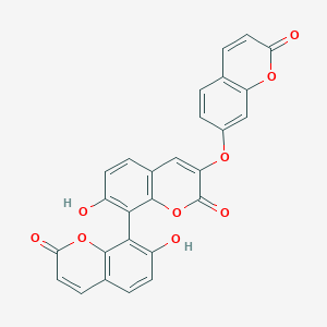 molecular formula C27H14O9 B027111 Triumbelletin 