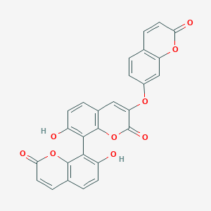 molecular formula C27H14O9 B027111 Triumbelletin CAS No. 131559-54-1