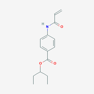 Pentan-3-yl 4-(prop-2-enoylamino)benzoate