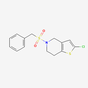 5-(Benzylsulfonyl)-2-chloro-4,5,6,7-tetrahydrothieno[3,2-c]pyridine