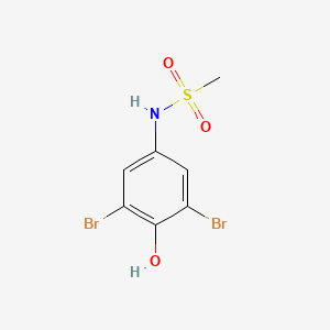 molecular formula C7H7Br2NO3S B2711179 N-(3,5-dibromo-4-hydroxyphenyl)methanesulfonamide CAS No. 313496-73-0