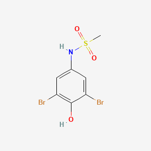 N-(3,5-dibromo-4-hydroxyphenyl)methanesulfonamide