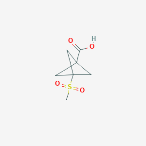 3-Methylsulfonylbicyclo[1.1.1]pentane-1-carboxylic acid