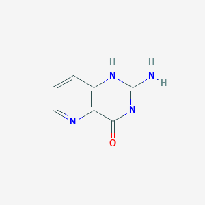 molecular formula C7H6N4O B027112 2-aminopyrido[3,2-d]pyrimidin-4(1H)-one CAS No. 110967-13-0