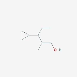 molecular formula C9H18O B2711222 3-Cyclopropyl-2-methylpentan-1-ol CAS No. 2248384-68-9