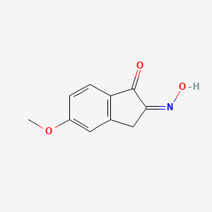 (2Z)-2-hydroxyimino-5-methoxy-3H-inden-1-one