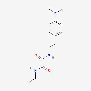 molecular formula C14H21N3O2 B2711309 N1-(4-(dimethylamino)phenethyl)-N2-ethyloxalamide CAS No. 953987-09-2