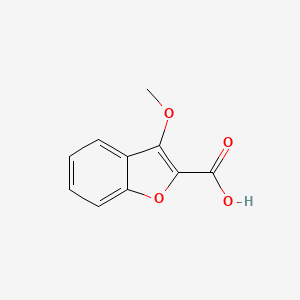 molecular formula C10H8O4 B2711310 3-Methoxy-1-benzofuran-2-carboxylic acid CAS No. 104315-56-2