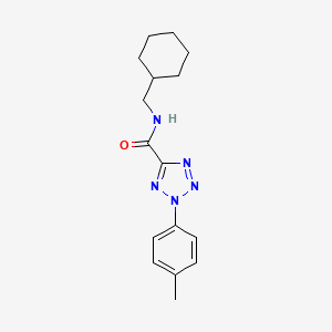 molecular formula C16H21N5O B2711437 N-(cyclohexylmethyl)-2-(p-tolyl)-2H-tetrazole-5-carboxamide CAS No. 1396685-22-5