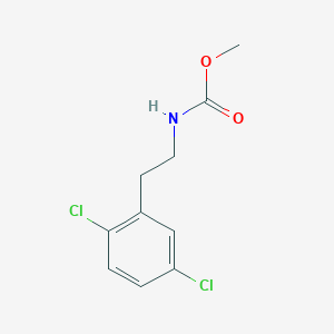 molecular formula C10H11Cl2NO2 B2711516 Methyl 2,5-dichlorophenethylcarbamate CAS No. 2001056-09-1