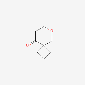 molecular formula C8H12O2 B2711576 6-Oxaspiro[3.5]nonan-9-one CAS No. 1557737-11-7