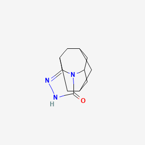 2,5,6,7,8,9,10,11-octahydro-3H-5,9:7,11-dimethano[1,2,4]triazolo[4,3-a]azonin-3-one