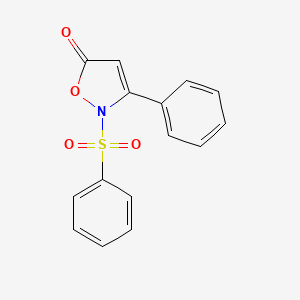 3-phenyl-2-(phenylsulfonyl)-5(2H)-isoxazolone