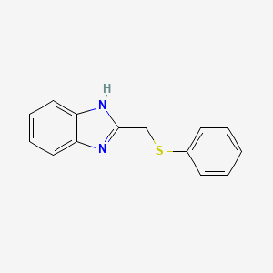 1H-1,3-benzimidazol-2-ylmethyl phenyl sulfide