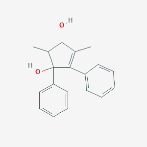 molecular formula C19H20O2 B2711703 2,4-Dimethyl-1,5-diphenylcyclopent-4-ene-1,3-diol CAS No. 5141-38-8