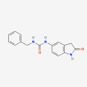 molecular formula C16H15N3O2 B2711710 1-Benzyl-3-(2-oxoindolin-5-yl)urea CAS No. 1172764-85-0