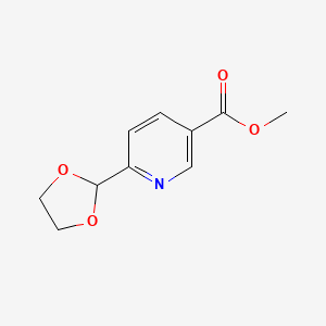 Methyl 6-(1,3-dioxolan-2-YL)nicotinate