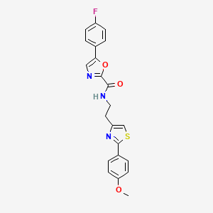 5-(4-fluorophenyl)-N-(2-(2-(4-methoxyphenyl)thiazol-4-yl)ethyl)oxazole-2-carboxamide