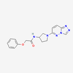 N-(1-([1,2,4]triazolo[4,3-b]pyridazin-6-yl)pyrrolidin-3-yl)-2-phenoxyacetamide