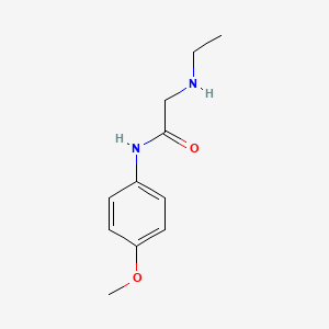 2-(ethylamino)-N-(4-methoxyphenyl)acetamide