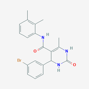 4-(3-bromophenyl)-N-(2,3-dimethylphenyl)-6-methyl-2-oxo-1,2,3,4-tetrahydropyrimidine-5-carboxamide