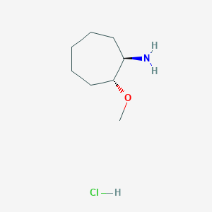 B2711854 (1R,2R)-2-Methoxycycloheptan-1-amine hydrochloride CAS No. 2227854-80-8