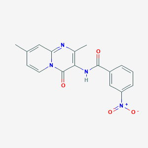 N-(2,8-dimethyl-4-oxo-4H-pyrido[1,2-a]pyrimidin-3-yl)-3-nitrobenzamide