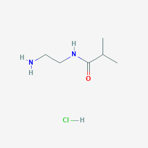 molecular formula C6H15ClN2O B2711906 N-(2-aminoethyl)-2-methylpropanamide hydrochloride CAS No. 53673-16-8; 916762-55-5