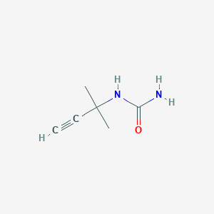 molecular formula C6H10N2O B2711915 (2-methylbut-3-yn-2-yl)urea CAS No. 32957-01-0