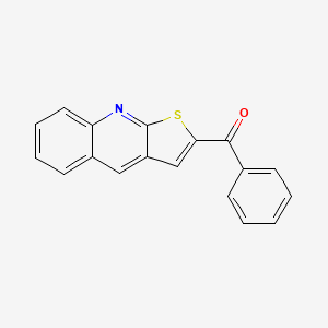 molecular formula C18H11NOS B2712053 Phenyl(thieno[2,3-b]quinolin-2-yl)methanone CAS No. 478260-43-4