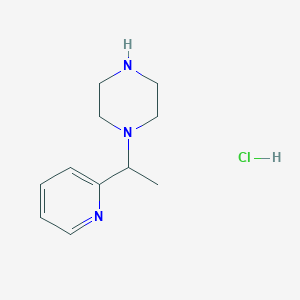 1-(1-(Pyridin-2-yl)ethyl)piperazine hydrochloride