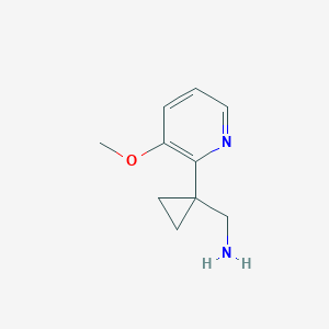 [1-(3-Methoxypyridin-2-yl)cyclopropyl]methanamine