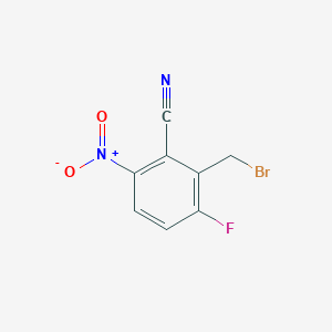 2-(Bromomethyl)-3-fluoro-6-nitrobenzonitrile